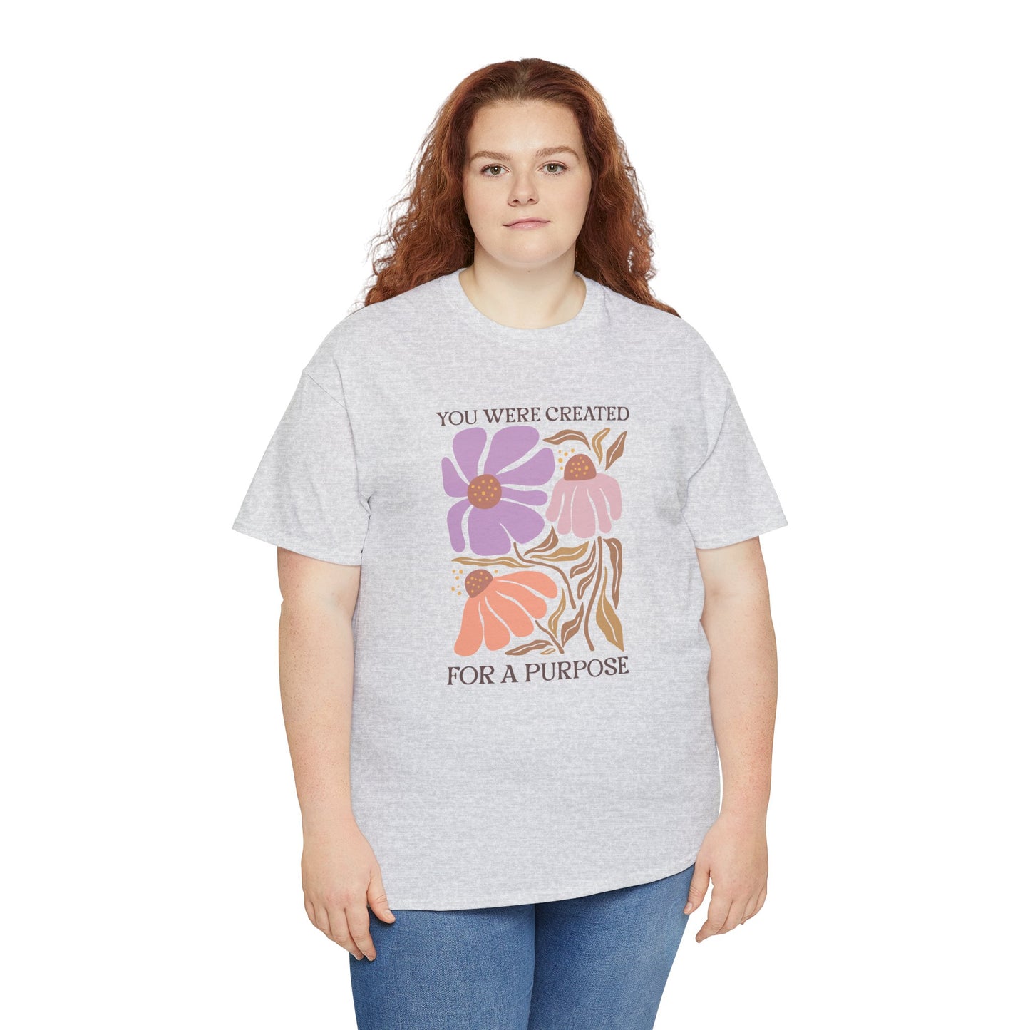 You Were Created for a PURPOSE Unisex Heavy Cotton Tee