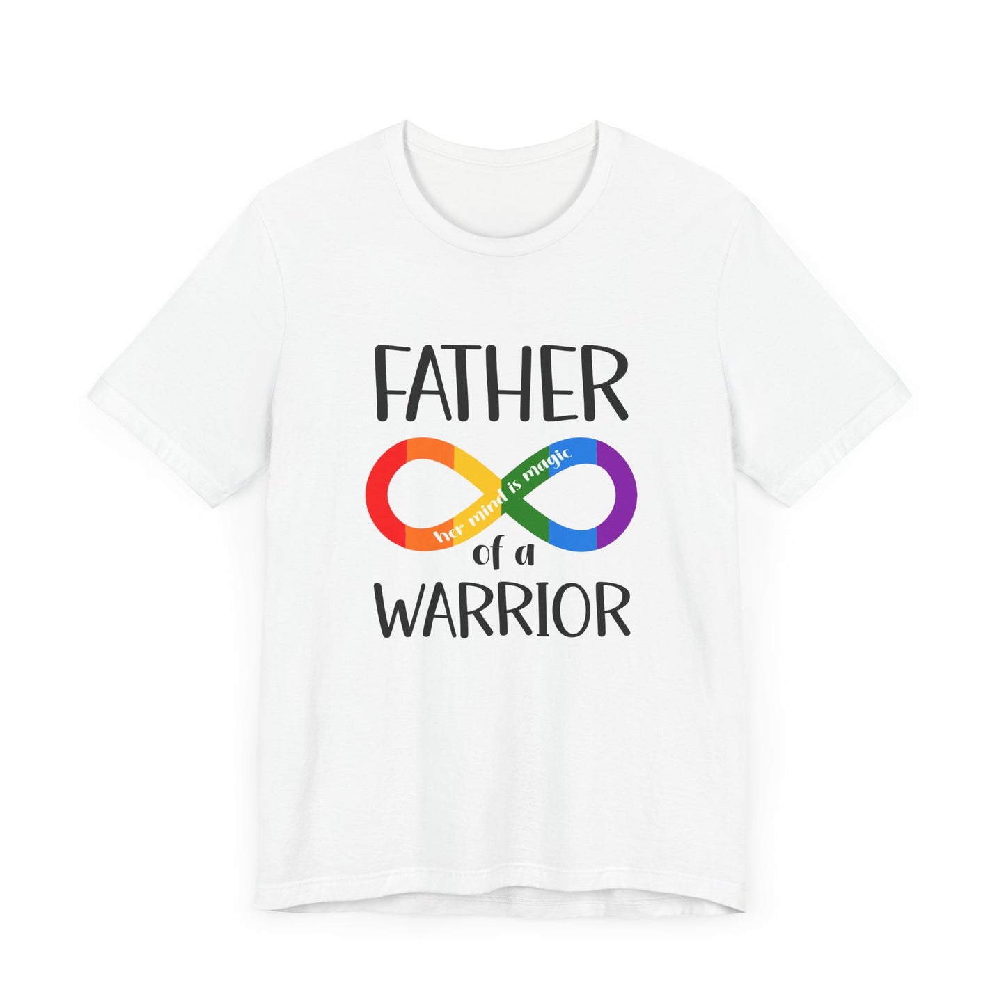 Father of a Warrior Shirt, Autism Symbol T-Shirt, Family Support Gift