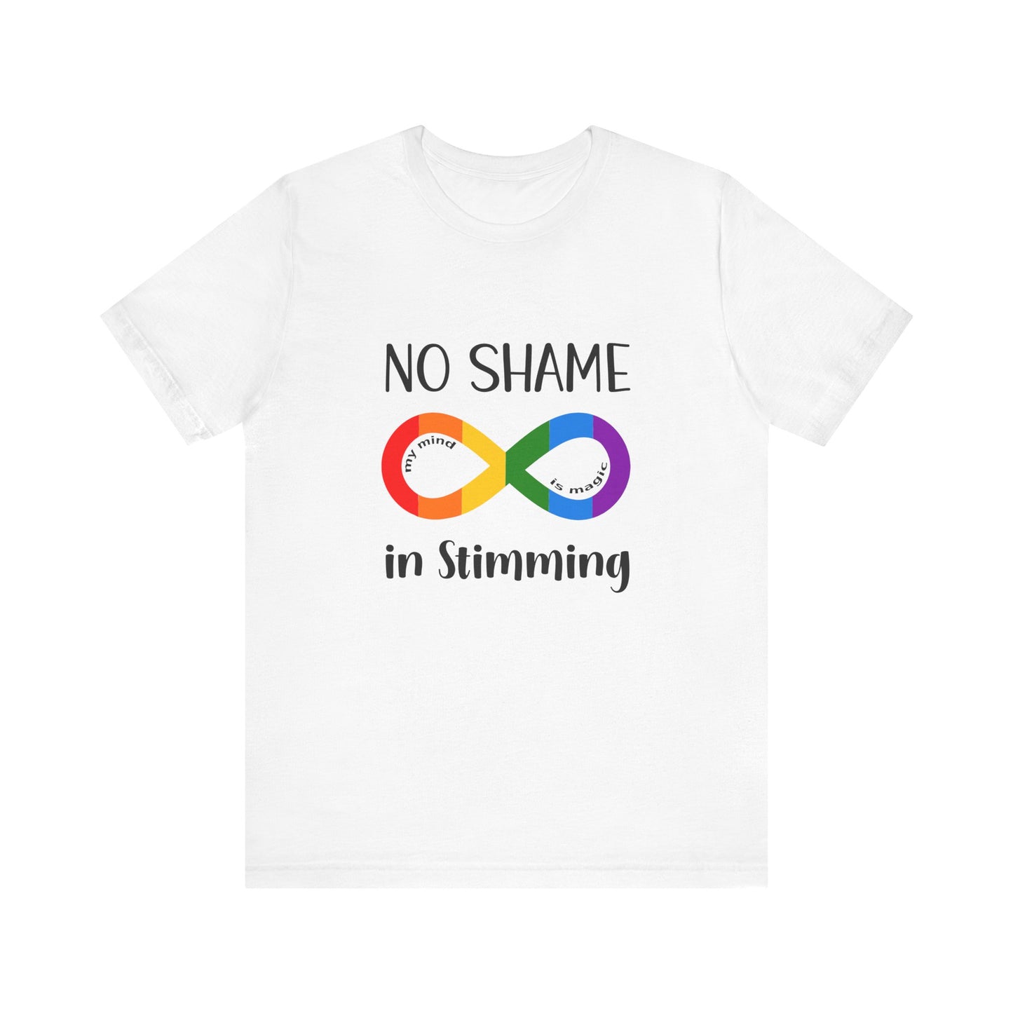 No Shame in Stimming T-Shirt – Show support 4 neurodiversity & self-expression