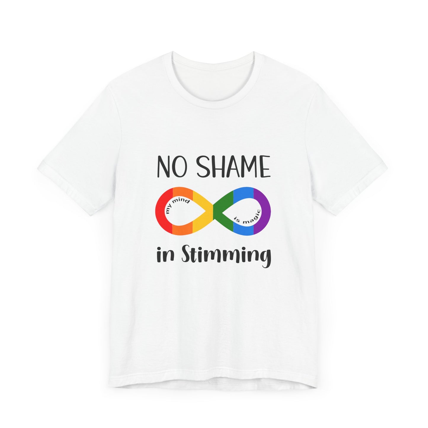 No Shame in Stimming T-Shirt – Show support 4 neurodiversity & self-expression