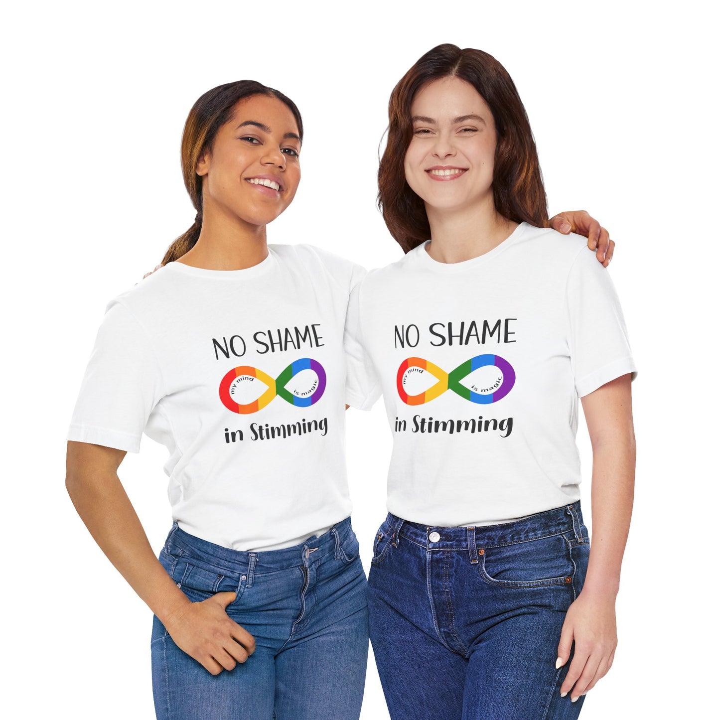 No Shame in Stimming T-Shirt – Show support 4 neurodiversity & self-expression