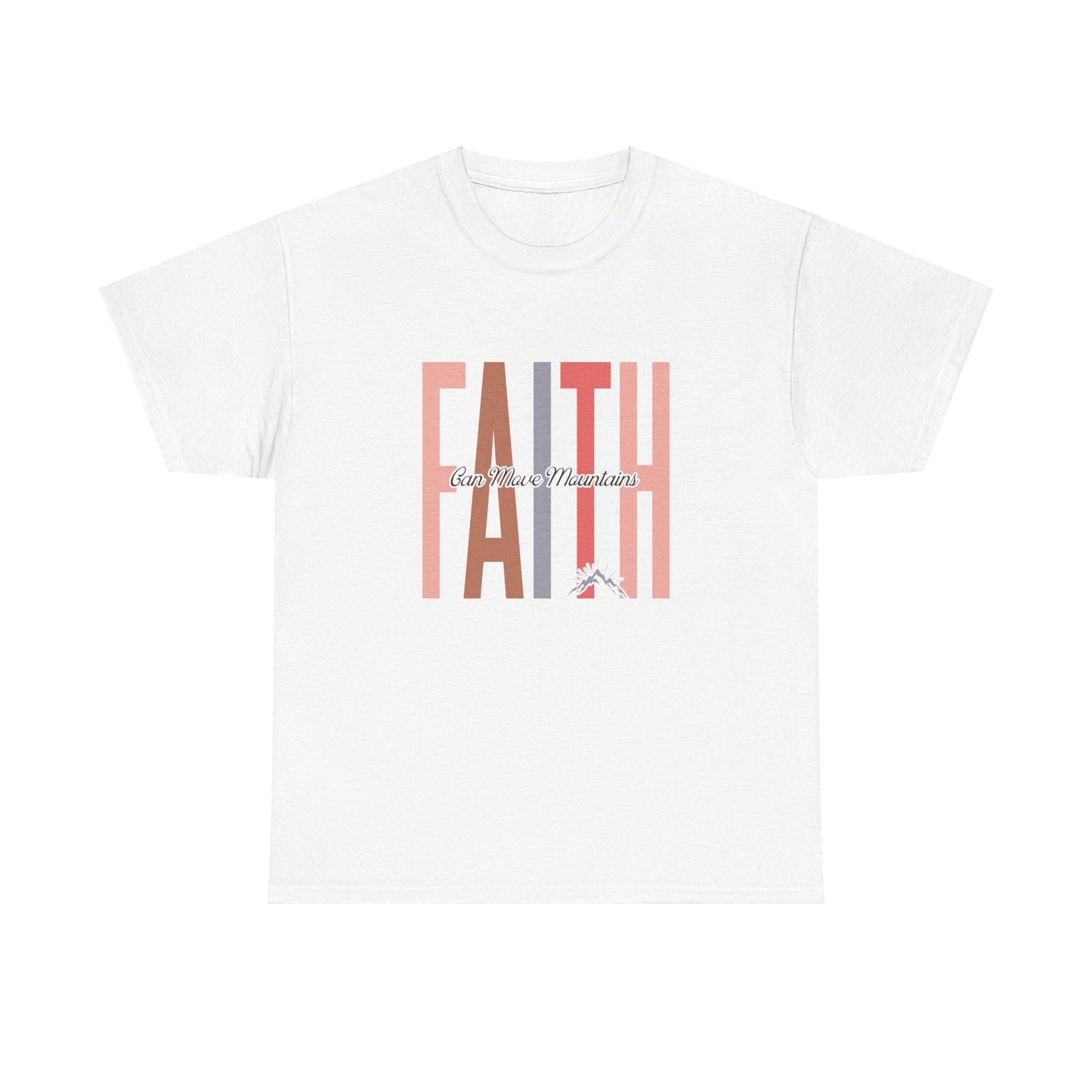 Faith Can Move Mountains T-Shirt, Christian Tee, Inspirational Shirt, Unisex Top