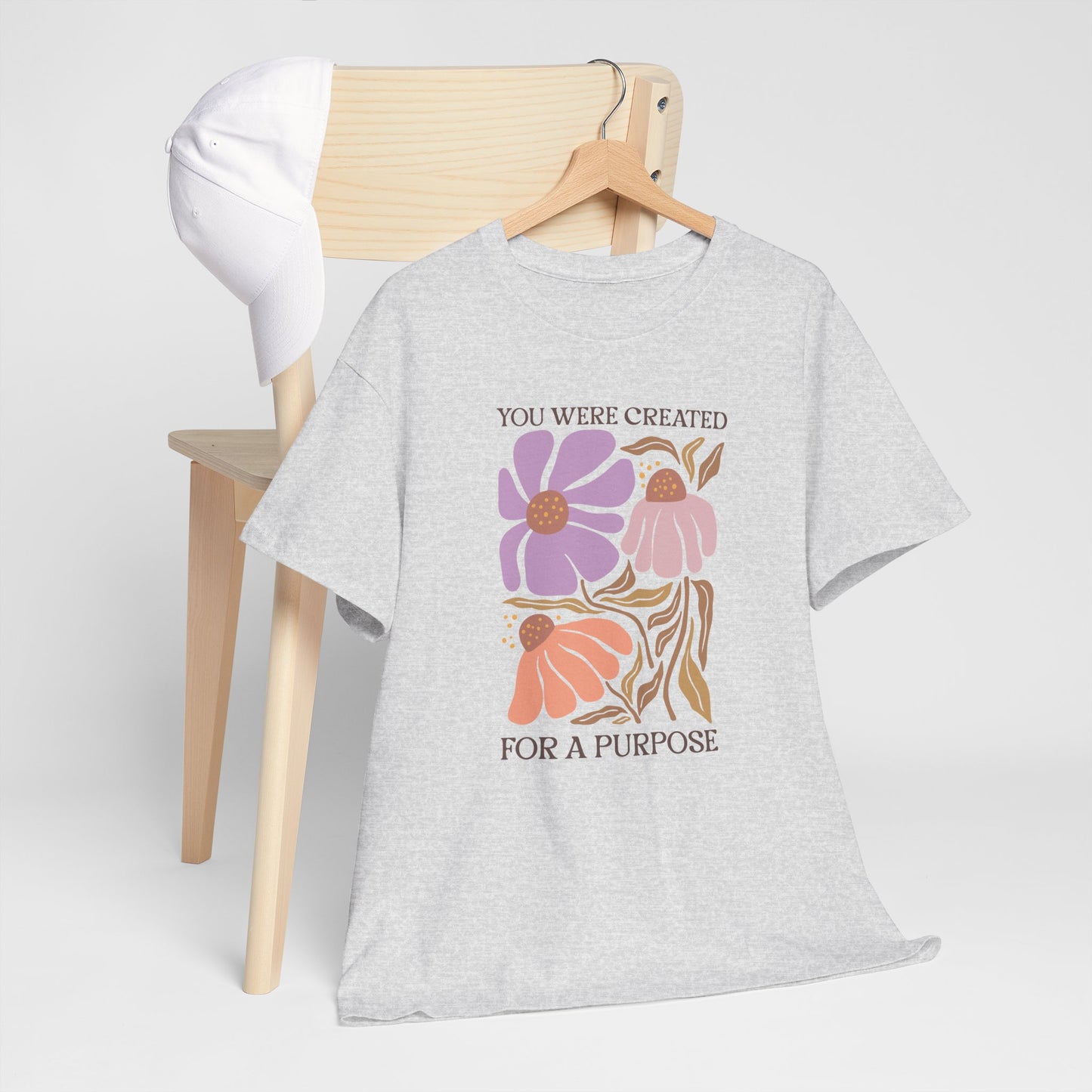 You Were Created for a PURPOSE Unisex Heavy Cotton Tee