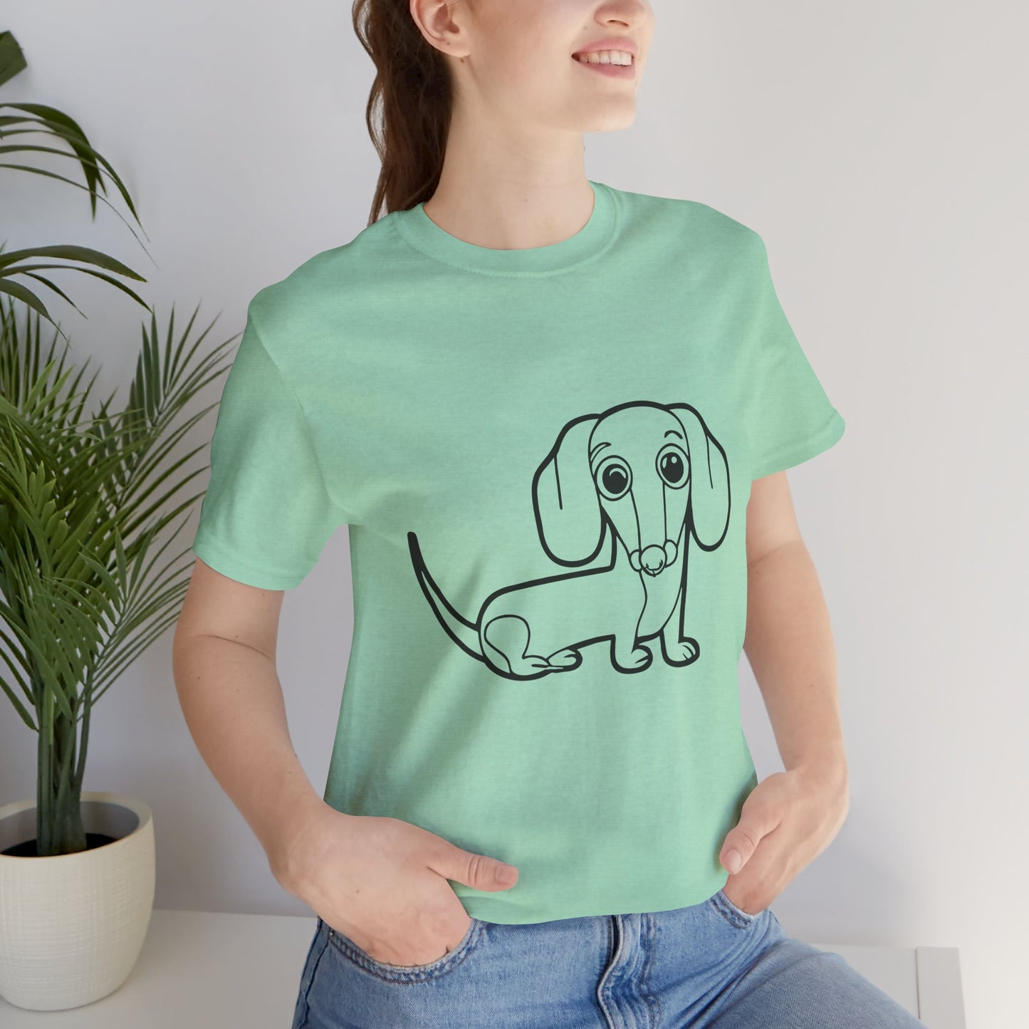 Dog Lover T-Shirt - DACHSHUND DOG Design