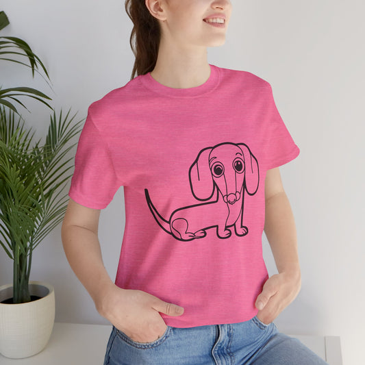 Dog Lover T-Shirt - DACHSHUND DOG Design