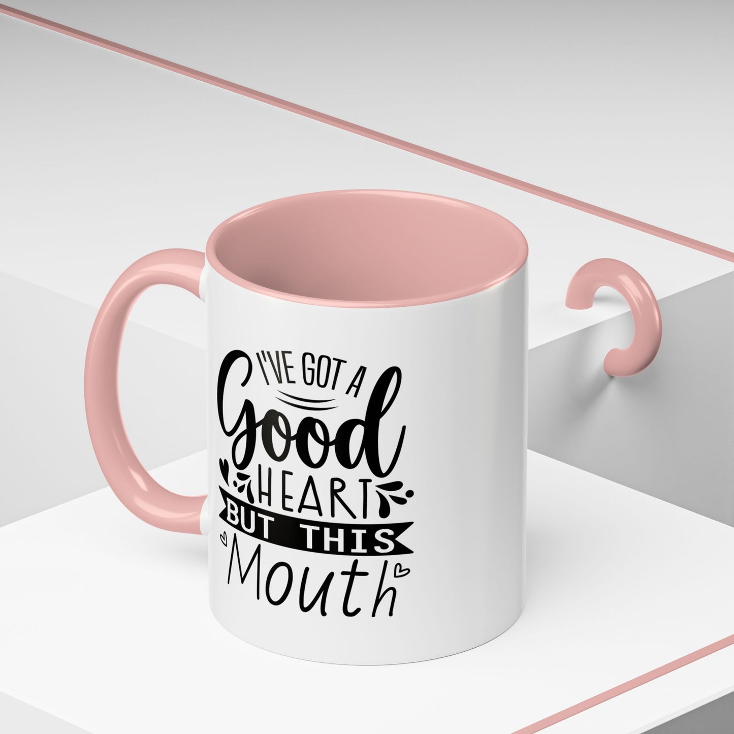 I've got a good heart Accent Coffee Mug, 11oz