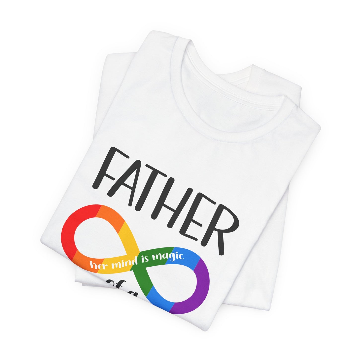 Father of a Warrior Shirt, Autism Symbol T-Shirt, Family Support Gift