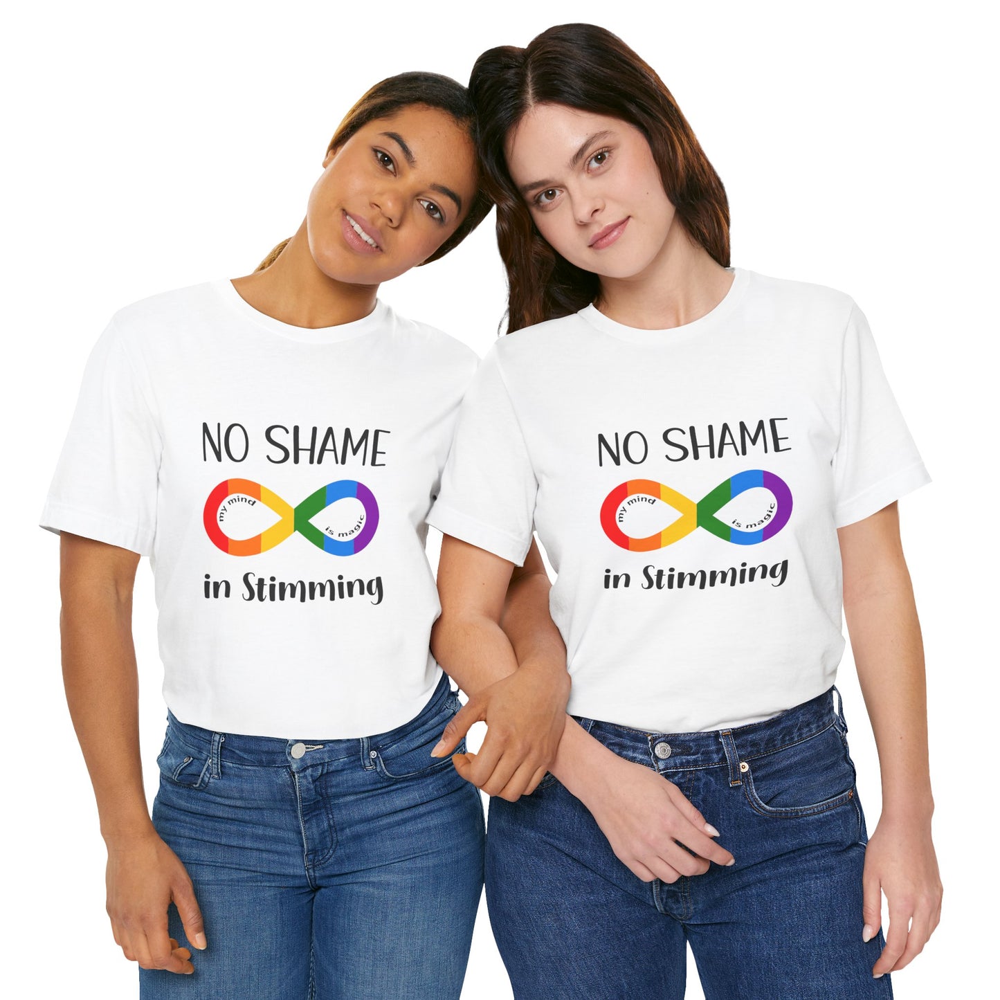 No Shame in Stimming T-Shirt – Show support 4 neurodiversity & self-expression