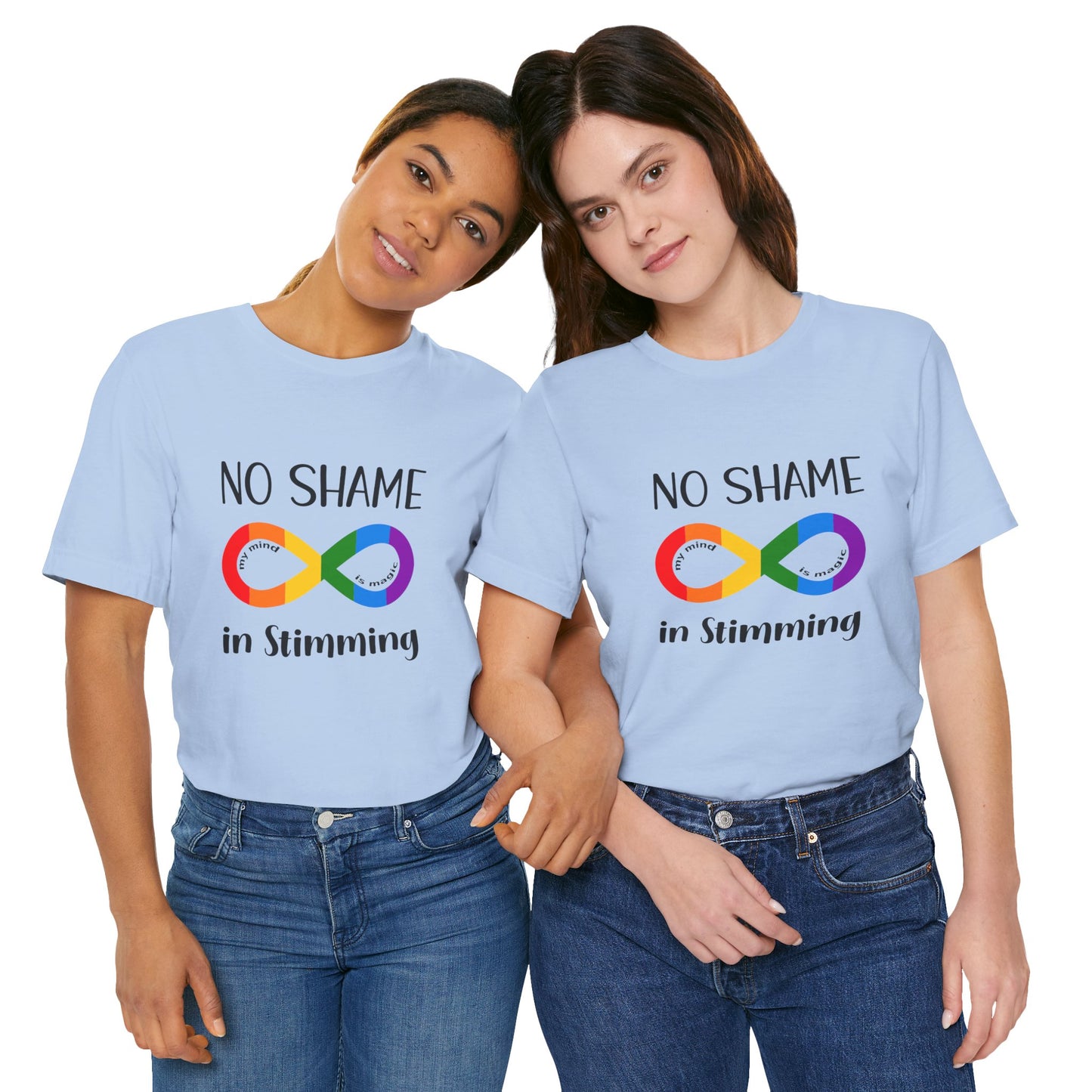 No Shame in Stimming T-Shirt – Show support 4 neurodiversity & self-expression